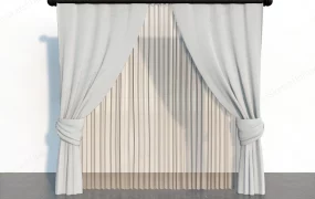 White Bedroom Curtains