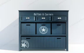 Blue Buffet Sideboard