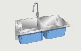 Double Bowl Kitchen Sink
