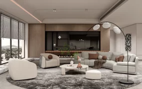 Round Living Room Design