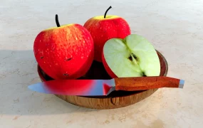 Apples In Fruit Bowl