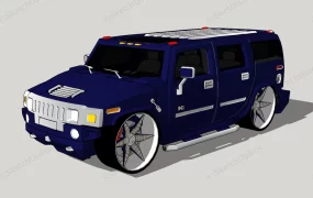 Hummer H2 Blue