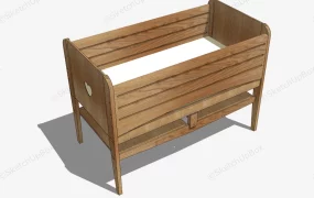 Wood Infant Bed