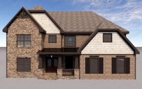 Rustic Stone House Design
