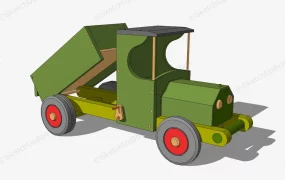Wood Toy Dump Truck