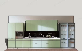 Light Green Kitchen Cabinets
