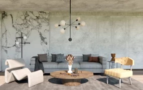 Wabi Sabi Living Room Idea