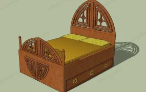 Antique Victorian Bed