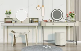 Minimalist Makeup Vanity Design