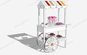 Dessert Vendor Food Cart