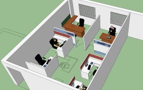 Small Office Layout Idea