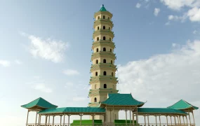 Chinese Style Pagoda