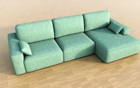 Green Corner Sofa