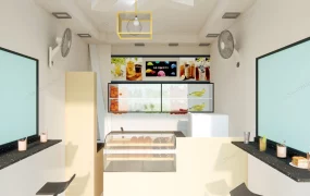 Small Tea Shop Design Idea