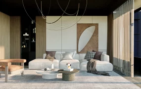 Comfortable Modern Living Room