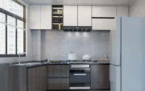 Highly Functional L Shaped Kitchen