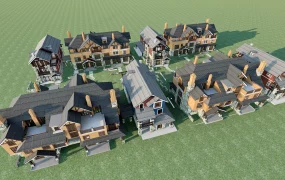 Rustic Stone And Brick Houses