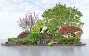 Curved Border Garden Bed