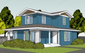 Two Story Farm House