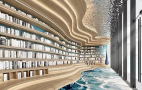 Creative Library Reading Area