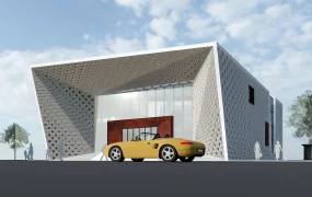 Modern Art Museum Exterior