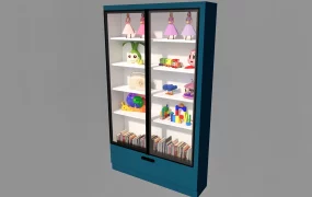 Kids Bookshelf And Toy Storage