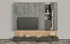 Living Room TV Wall Decor