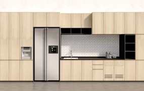One Wall Kitchen Cabinets