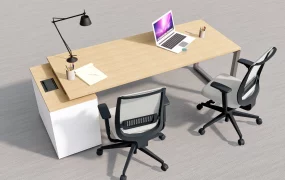 Modern Office Desk And Chairs