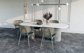 Chic Scandinavian Dining Room Set