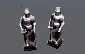 Medieval Knight Figure