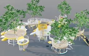 Modern Playground Equipment