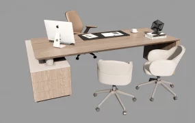 L Shaped Executive Desk With Storage