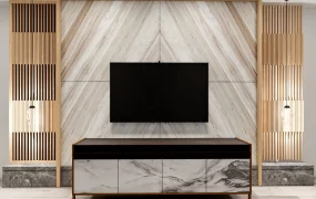 Asian Style TV Wall