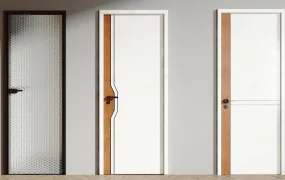 Three Modern Interior Doors