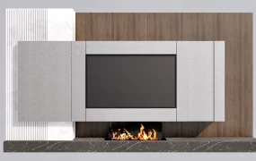 Living Room TV Accent Wall