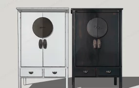 Vintage Chinese Armoire