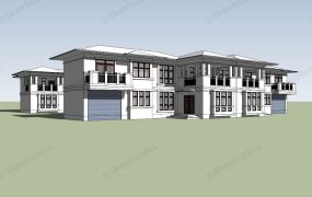 Row House Exterior Design