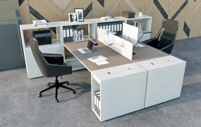 2 Person Office Desk Workstation