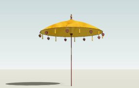 Yellow Patio Umbrella