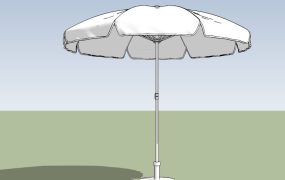 White Patio Umbrella