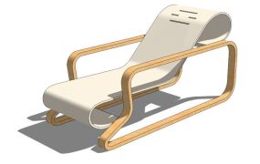 Modern Patio Chaise Lounge Chair