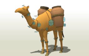 Camel Carrying Cargo