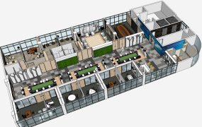 Modern Office Space Design Idea