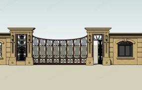 Entry Gate & Guard Room