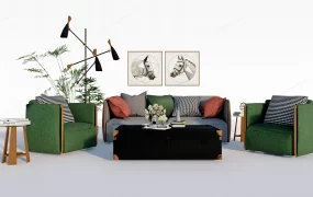 Small Space Living Room Furniture Set