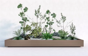 Japanese Style Indoor Garden Bed