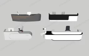 Modern Reception Desks Collection