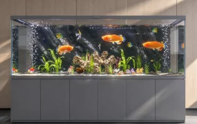 Large Luxury Freestanding Home Aquarium SketchUp 3D Model