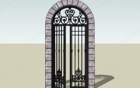 Arched Garden Gate
